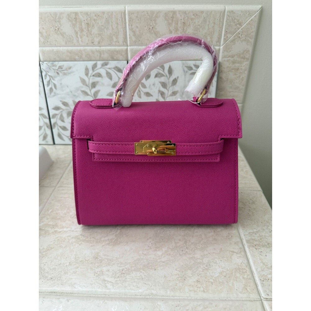 Five Below Pink Vegan Leather Viral TikTok Bag - Top Handle Purse